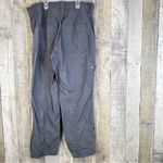 Cato Size 10 Classic Cargo Tabbed Leg Gray Capri Pants with Stretch Wais… Photo 1