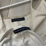 Brandy Melville  Set heart lace tank top shorts womens Cream (one size) lounge Photo 2