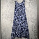 All that jazz  Dress Floral Maxi Sleeveless Cottagecore Blue Navy Size‎ Medium Photo 2
