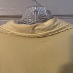 Oleg Cassini  Sport yellow zip front warm up jacket with crochet lace trim. Photo 6