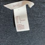 H&M basic t shirt dress dark gray Large comfortable cotton knee length comfy Photo 2