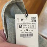 ZARA Denim TRF Jean cotton wrap crop halter top multiway ties front or back Sz M Photo 5