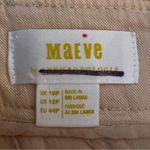 Maeve By Anthropologie Wide Leg Patch Pocket Tan Trouser Pants Women’s Size 12P Photo 6
