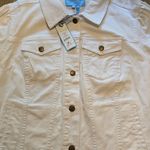 Draper James  Womens Plus Size Magnolia White Denim Jacket Size 2X NWT $150‎ Photo 5