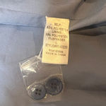 Mazik Women's L Blue Velvet Blazer Two Button Oversized Fit Jacket Size L Photo 6