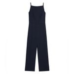 Theory Square Neck Sleeveless Jumpsuit, Navy Size 6 New w/Tag Retail $395 Photo 1