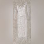 House Of CB NWOT  'Katarina' White Corset Long Sleeves Maxi Dress sz S plus cup Photo 4