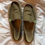 Sanuk Green  Canvas Slip-On 9 Photo 0