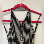 Urban Outfitters  Out From Under Snap Front Halter Striped Bodysuit Photo 1