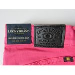 Lucky Brand NWT Brooke Legging Jean in Claret Red Pink Raw Hem Jeans 00 / 24 Photo 4