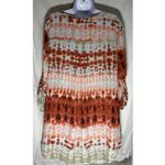 Cato Orange & White Patterned Tunic Top Size 22/24 Photo 1