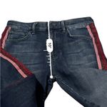 Mother Denim High Waisted Looker Jeans in Here Kitty, Kitty Glitter Racer Sz 25 Blue Photo 14