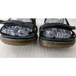 Ecco Black Suede Strappy Hiking Sandals Size EU 38 Adjustable Rugged Receptor Photo 2