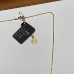 Elements Borun NWT Necklace Gold Tone / Purple Swarovski Adjustable Length Photo 7