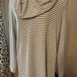 Soft Surroundings  striped cowlneck sweater shirt small Photo 0
