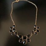 Francesca's Francesca’s black necklace with gold chain Photo 0