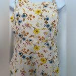 Old Navy Fit & Flare Tie-Strap Linen Blend Floral Mini Dress (636) Photo 8