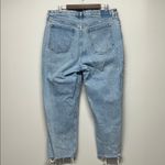 Abercrombie & Fitch Abercrombie Curve Love 90s Straight Ultra High Rise Jeans Size 34/18 Light Wash Photo 2