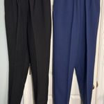 Lot Of 2 Pair Pull-on Pants, Trousers, Bon Worth, Elastic Waist, Pockets, Size S Photo 0