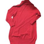 Nina Leonard Lemmie For  Red Turtleneck Sweater Dress Size XL Photo 3