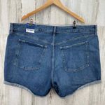 Old Navy  High Rise OG Straight Denim Shorts Plus 26 Blue Jean Distressed NEW Photo 3