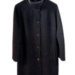 Hilary Radley  Dark Brown Plush Alpaca & Wool Coat Size 10 Petite 10P Photo 3