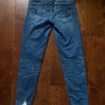 American Eagle  Distressed Blue Cropped Jeggings Photo 1