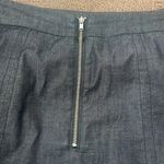 Elia Dark Gray Tailored Midi Skirt Size 42 Large Cotton Blend Photo 7