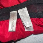 Ambrielle Satin Babydoll Dress Size Small Velvet Chemise Christmas Holiday Party Photo 5