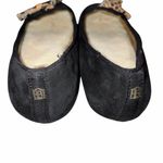 Birdies The Blackbird Black Suede Sherpa Lined Cheetah Tassel Loafers size 6.5 Photo 6