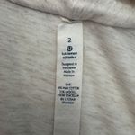 Lululemon  Radiant Long Sleeve Wrap Top Size 2 Heathered Beige Thumbholes Active Photo 9