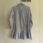 Tuckernuck Callahan Shirt Dress Women's XL Blue Stripe Nautical Preppy Coastal Photo 3