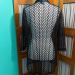 Brittany Black Elegant Lace knit Cardigan Cover Photo 7