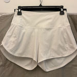 Lululemon  Athletica White Women's Athletic Shorts Photo 0