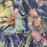 Anthropologie Gray Floral A Line Maxi Skirt 0 Photo 2