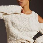 Anthropologie  Pilcro Cutout Fisherman Sweater XS Photo 0