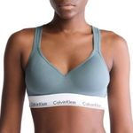 Calvin Klein Brand New Women's Size XL Blue White Lift Bralette Bra Photo 0