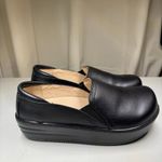 Glolily Jenny Black Leather Platform Slip Photo 3