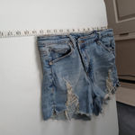 Kendall + Kylie Y2K  Distressed Denim Shorts Women 5/27 Grunge Festival Rugged Photo 10