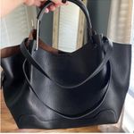 Sondra Roberts New! Tote bag!  Black Leather Tote Photo 0