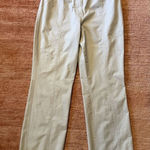 Valerie Stevens  casual womens cotton pants khaki beige straight leg size 10 Photo 0