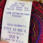 Melissa Vintage Red Paisley  Dress 8  Photo 3