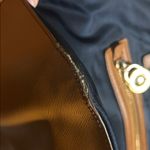 Michael Kors Kempton Tote Navy Blue Nylon Purse Photo 8