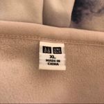 Uniqlo White beige cream faux fur fleece zip up sweater jacket coat-XL Photo 2
