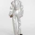 NWOT ROTATE Silver Straight Leg Jeans Size 25 Photo 1