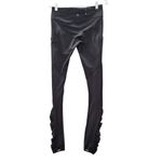 Lululemon Women’s Activewear pant Size 4 Black Spend Up Tight Ruched Logo. Photo 2
