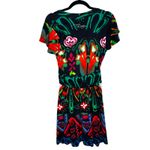 Desigual Cleopatra Faux Wrap Knee Length Dress Bright Bold Colorful Size Medium Photo 6