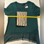 Rebel Wilson X Angels Shirt‎ Green W/ Gold Front Design Tulle Fabric On Hem 1X Size XL Photo 2