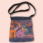 Laurel Burch cat purse Blue Photo 1