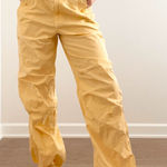 American Eagle  Butter Yellow Cargo Pants Photo 0